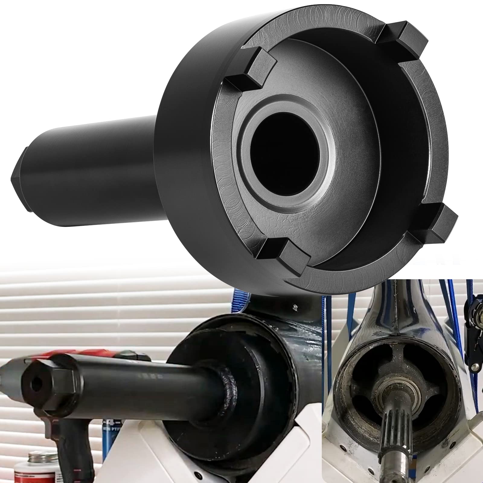 Bearing Carrier Retainer Nut Wrench Tool for Mercruiser Alpha one